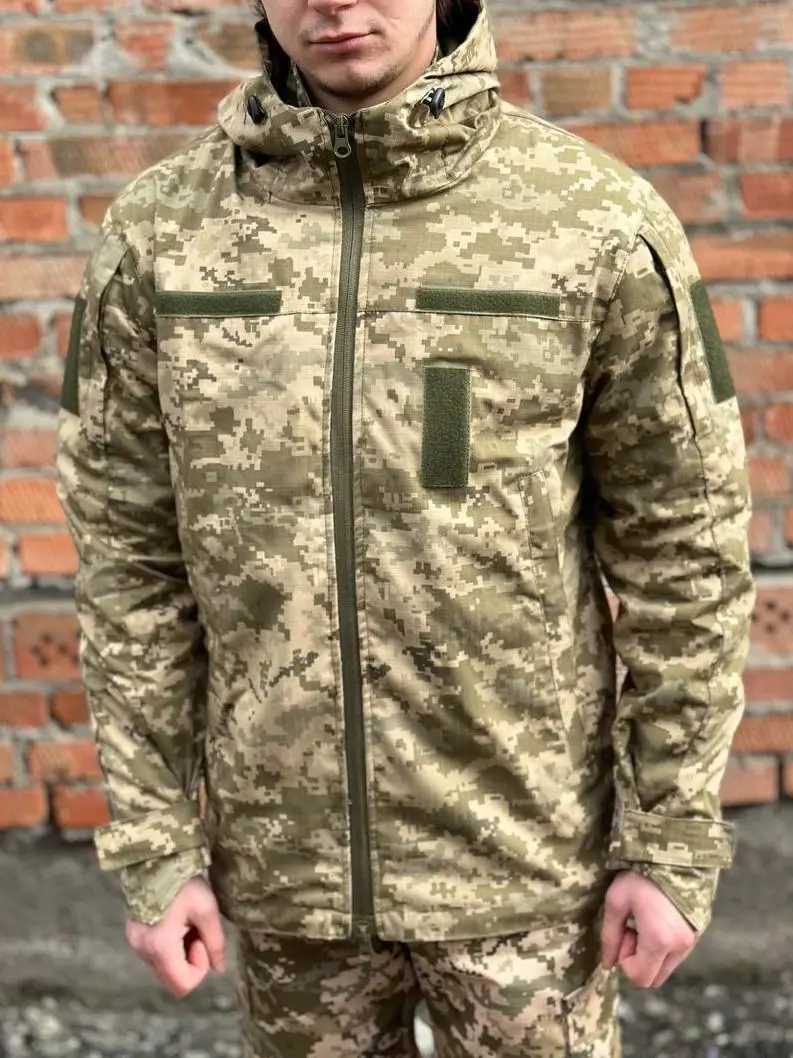 Куртка тактична ріпстоп піксель весняна