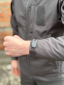 Куртка тактична софтшел чорна демісезон з знімним капюшоном - Фото 8