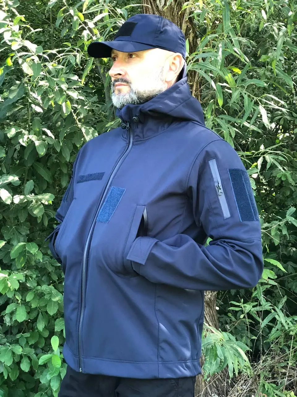 Тактична куртка Soft Shell синя ДСНС