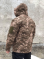 Тактична зимова куртка з капюшоном Soft Shell піксель - Фото 6
