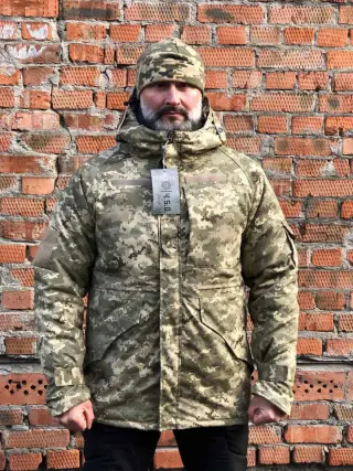 Парка тактична піксель ріпстоп всередині Omni-Heat
