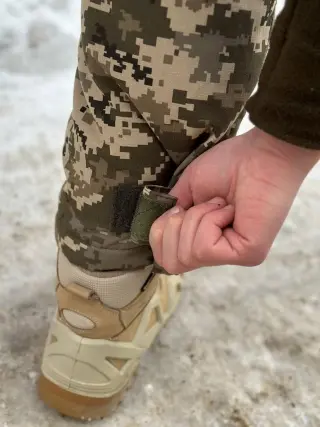 Чоловічі тактичні зимові штани піксель omni-heat