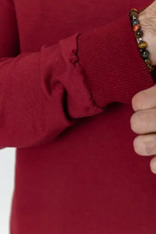 Світшот чоловічий демісезонний, колір бордовий, 208R0204