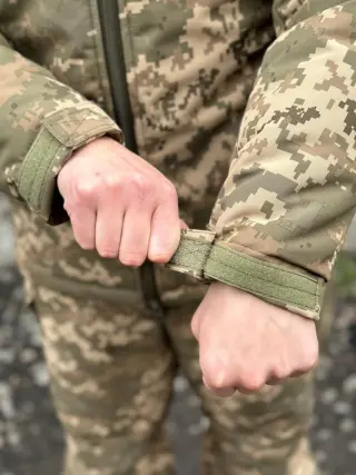 Зимова куртка тактична піксель Taslan