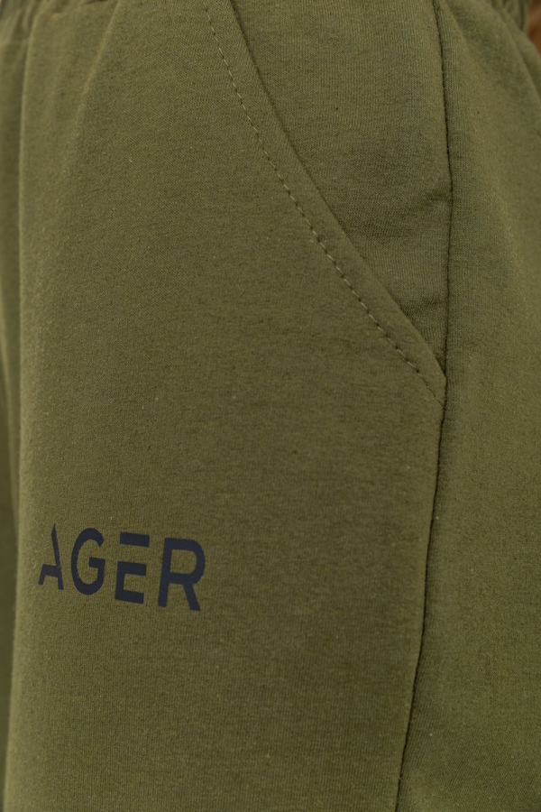 Спорт штани жіночі, колір темно-зелений, 206R001