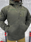 Зимова тактична куртка Soft Shell з утепленням Omni-Heat хакі - Фото 7