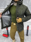 Зимова тактична куртка Soft Shell з утепленням Omni-Heat хакі - Фото 1