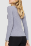 Водолазка трикотажна жіноча, колір сірий, 204R035 - Photo 4