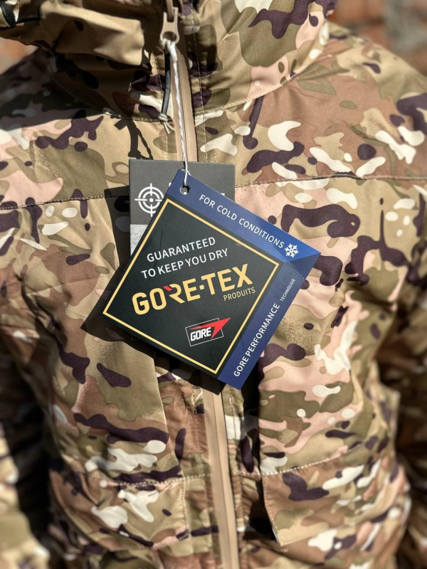 Куртка мультикам з капюшоном Gore-Tex