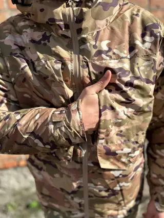 Куртка мультикам з капюшоном Gore-Tex