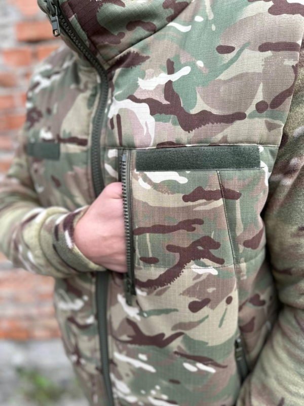 Жилетка мультикам ріпстоп на флісі