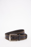 Шкіряний чорний ремінь, класичного стилю, 196R40Y1W2 - Фото 1