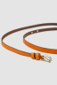 Ремінь жіночий тонкий, колір коричневий, 196R15Y0W15 - Фото 4