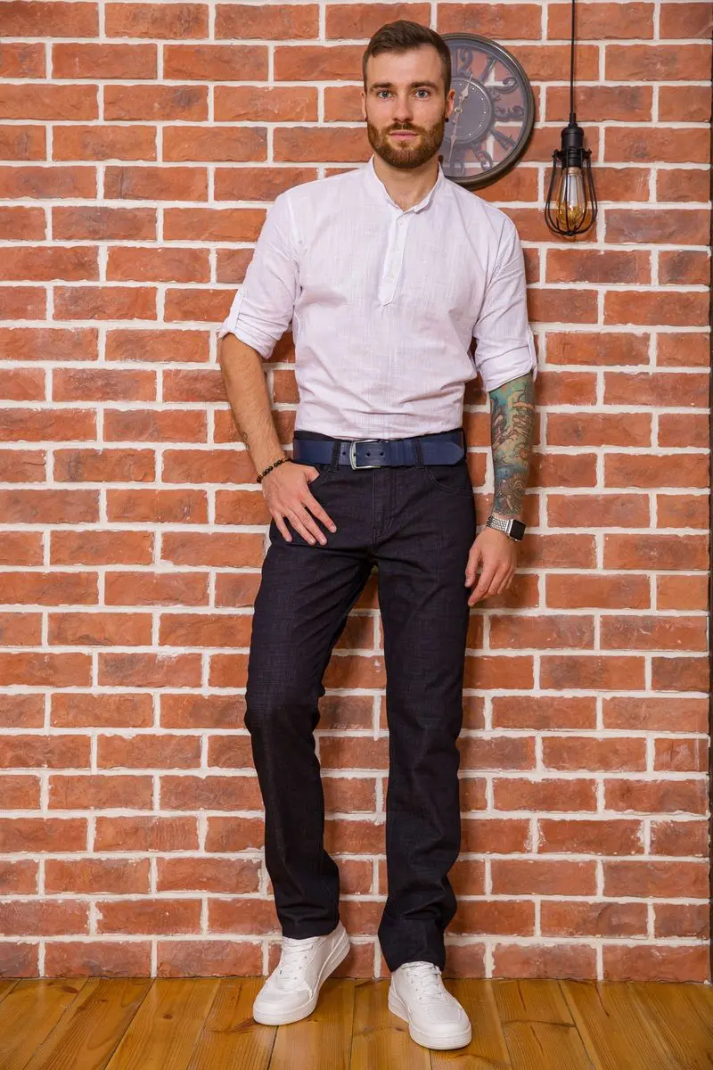 Джинси чоловічі, колір грифельний, 194R40100