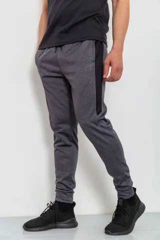 Спортивні штани чоловічі, колір сірий, 190R030