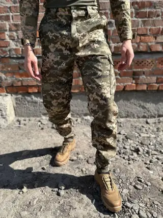 Штани софтшел піксель на флісі v4