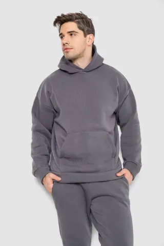 Спорт костюм чоловічий на флісі, колір сірий, 177R235