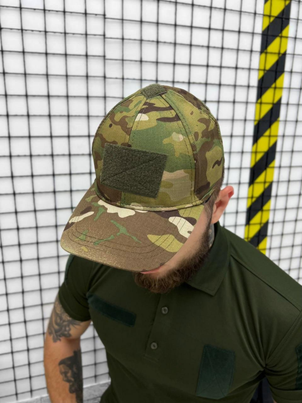 Комплект флісова кофта + штани + бейсболка мультикам + поло хакі