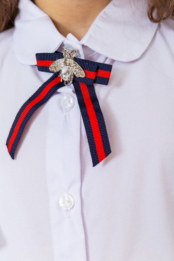 Блуза для дівчаток ошатна, колір білий, 172R210