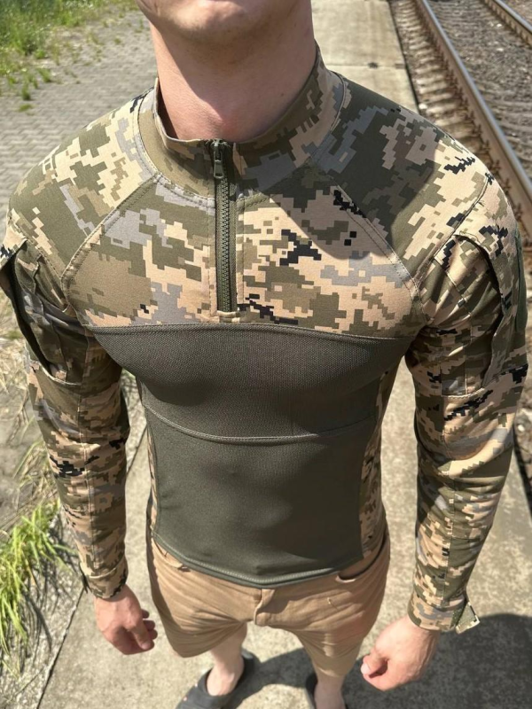 Тактична сорочка (убакс) піксель вологовідвідний coolpas