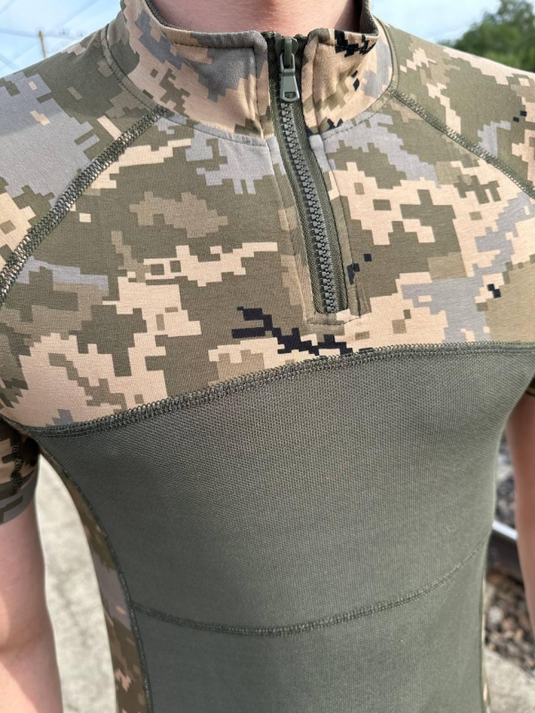 Tactical Shirt (UBACS) Pixel Moisture-Wicking Coolpas Short-Sleeve