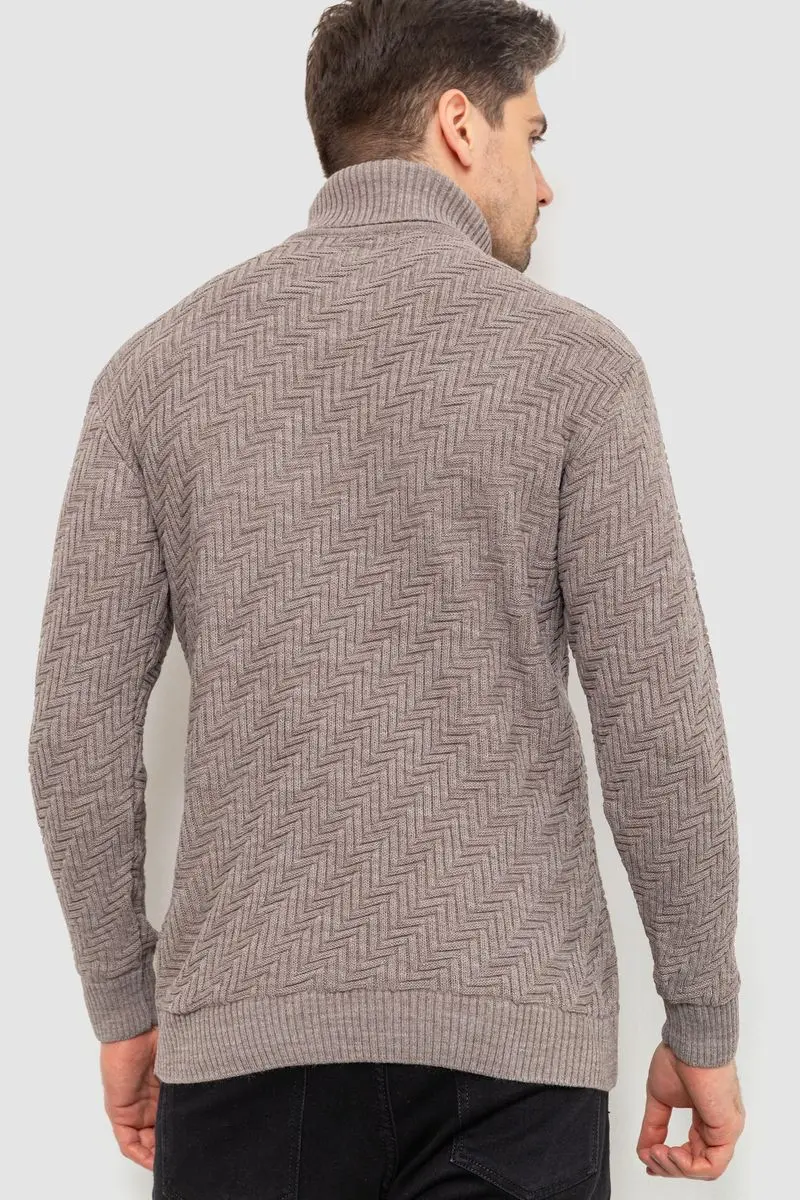 Гольф чоловічий, колір мокко, 161R696