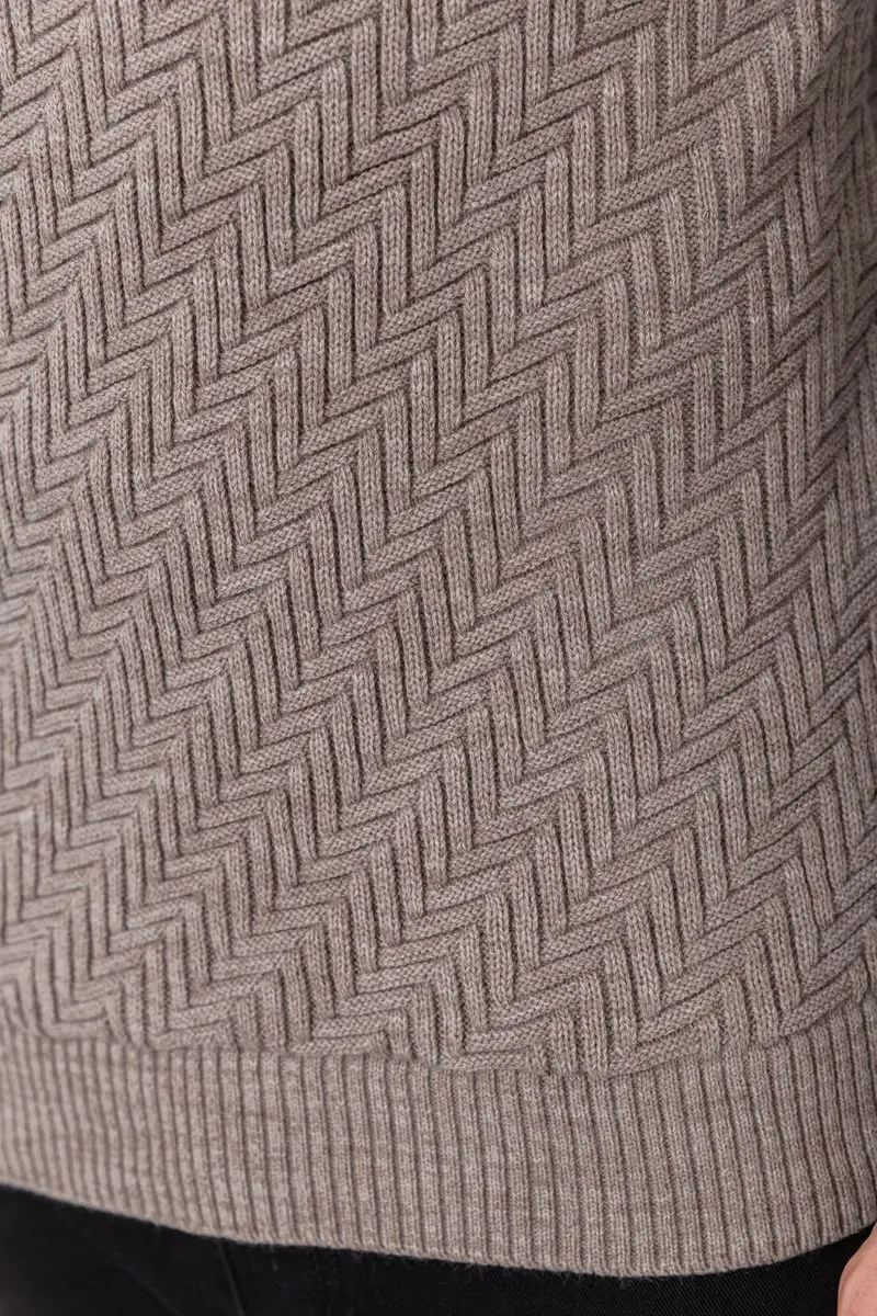 Гольф чоловічий, колір мокко, 161R696