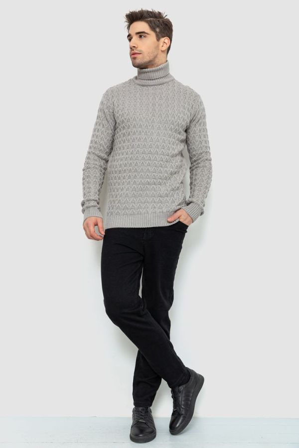 Гольф чоловічий, колір світло-сірий, 161R132