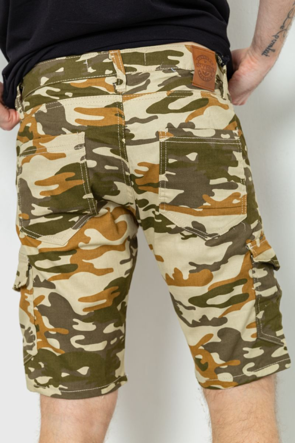 Шорти чоловічі камуфляж, колір хакі, 157RP300-4
