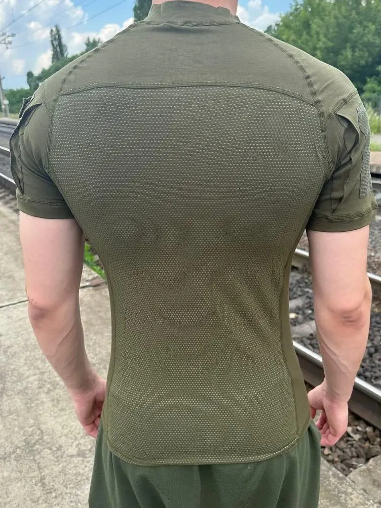 Убакс тактичний бойова сорочка з коротким рукавом ESDY Tactical Frog T-Shirt Olive