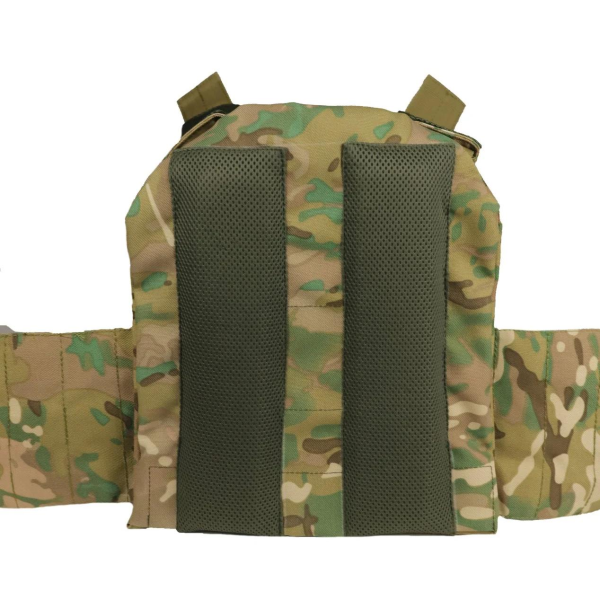 Плитоноска MOLLE Multicam з підсумками для магазинів мультикам