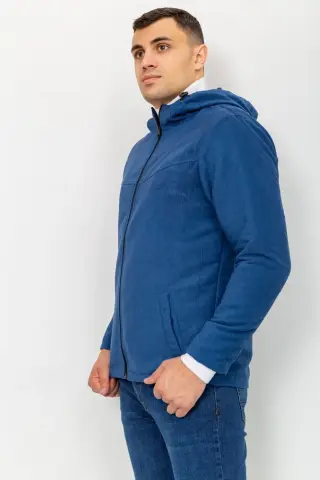 Вітровка чоловіча на блискавці, колір синій, 131R3009