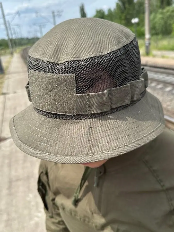 Панама із сіткою хакі
