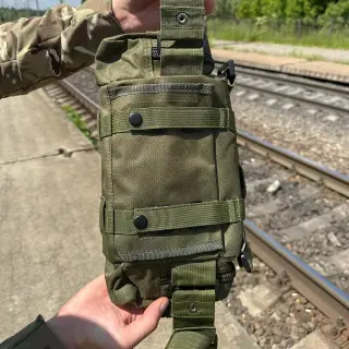 Тактична поясна сумка хакі