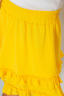 Спідниця однотонна коротка, колір жовтий, 102R5254 - Фото 5