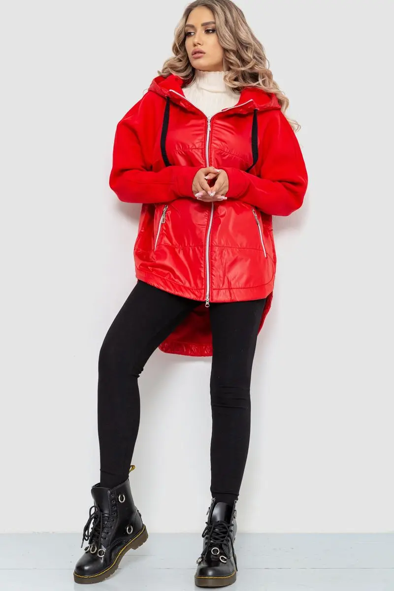 Куртка жіноча демісезонна, колір червоний, 102R5188