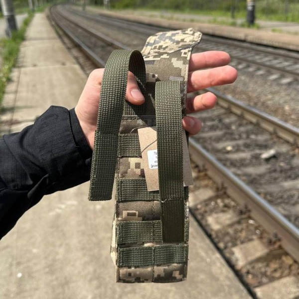 Підсумок закритий під магазин АК мультикам, піксель, хакі