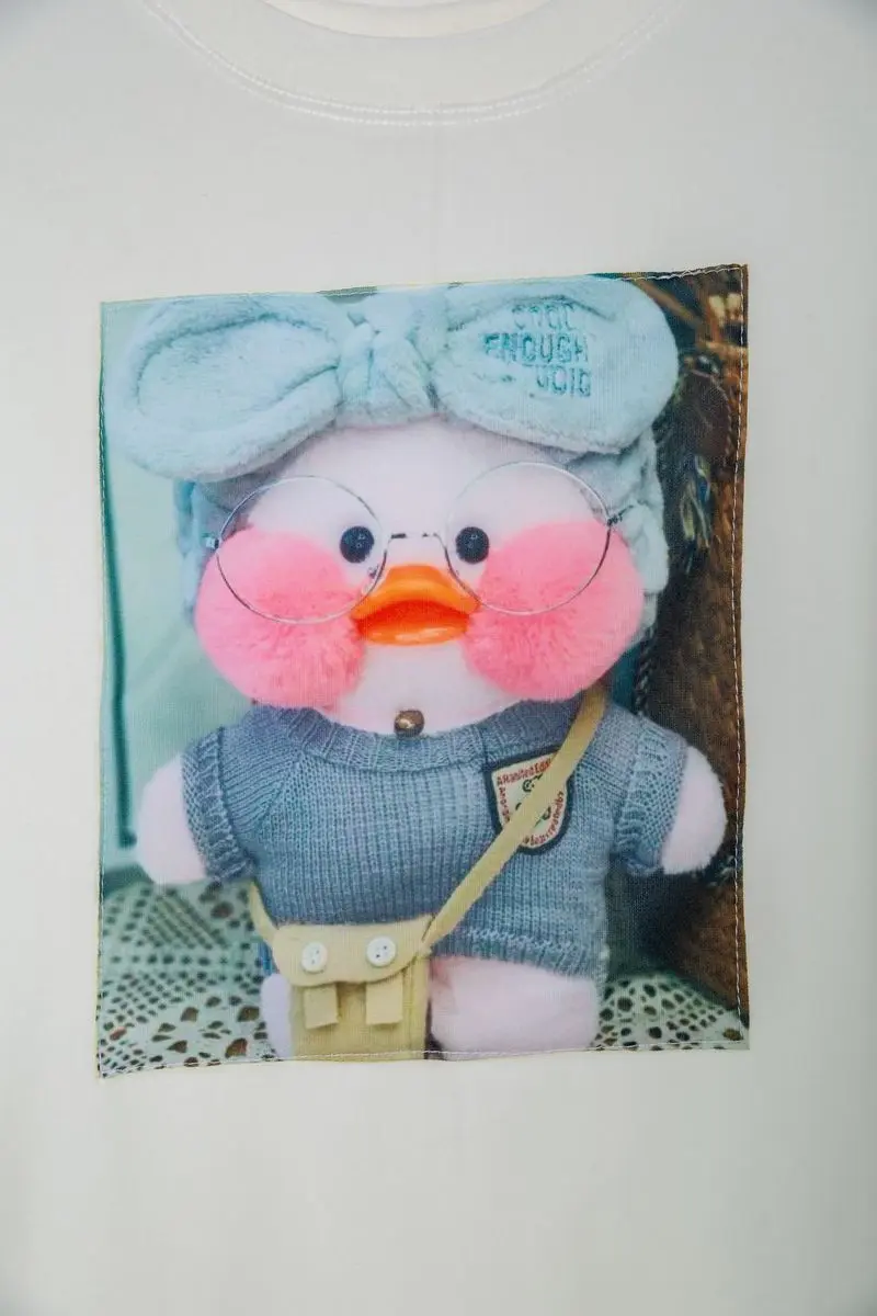 Костюм для дівчаток велюровий, колір білий, 102R1528 - Фото 3