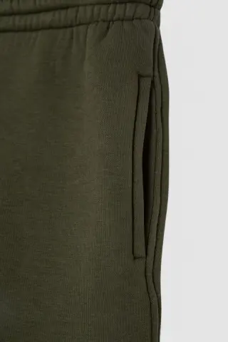 Спортивний костюм дитячий на флісі, колір хакі, 102R1520