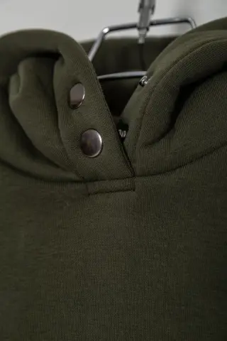 Спортивний костюм дитячий на флісі, колір хакі, 102R1520