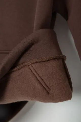 Спортивний костюм дитячий на флісі, колір коричневий, 102R1520
