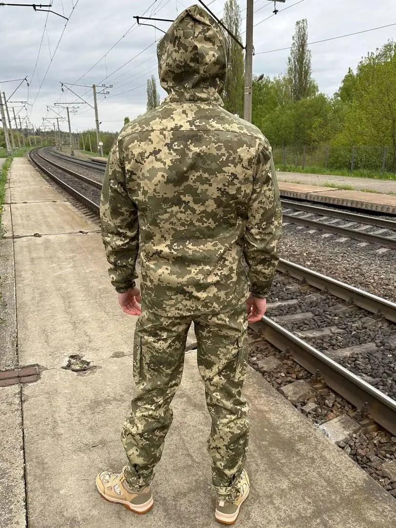 Костюм куртка + штани піксель грета весняний