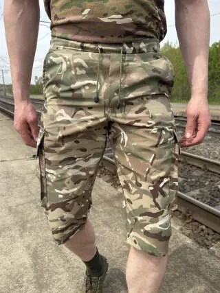 Tactical Shorts Thin Cotton Multicam