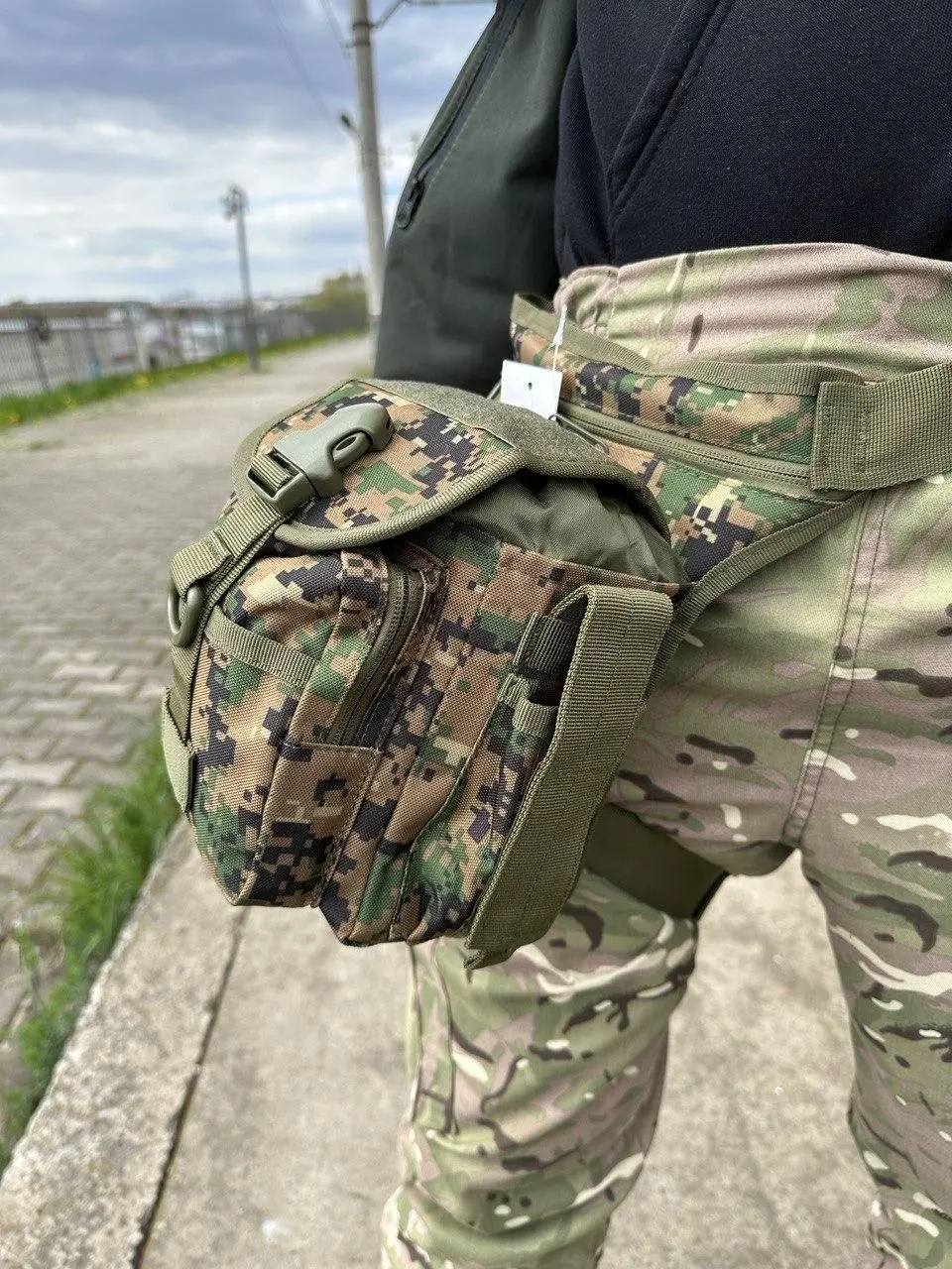 Сумка-кобура набедрена тактична піксель