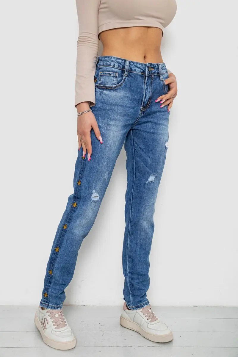 Джинси жіночі, колір синій, 255RL9446A