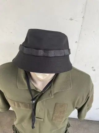 Tactical Boonie Hat Cotton with Short Brim, Black