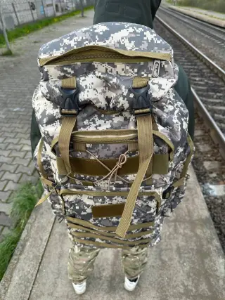 Рюкзак тактичний піксель 80Л