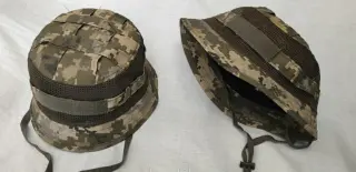 Панама тактична з короткими полями та сітчастими вставками піксель ММ-14