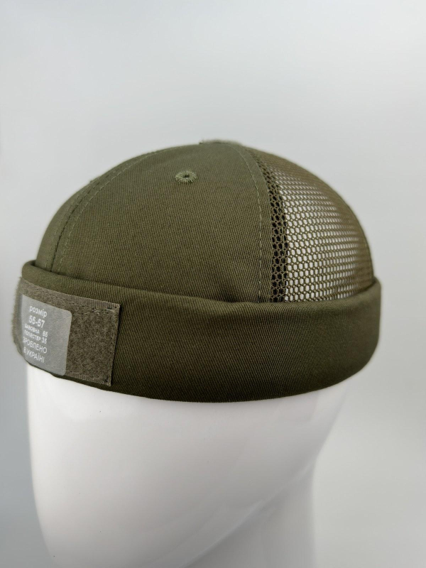 Doker- cap, з сіткою. Кепка без козирка з сіткою та липучкою Піксель, Мультикам, Хакі