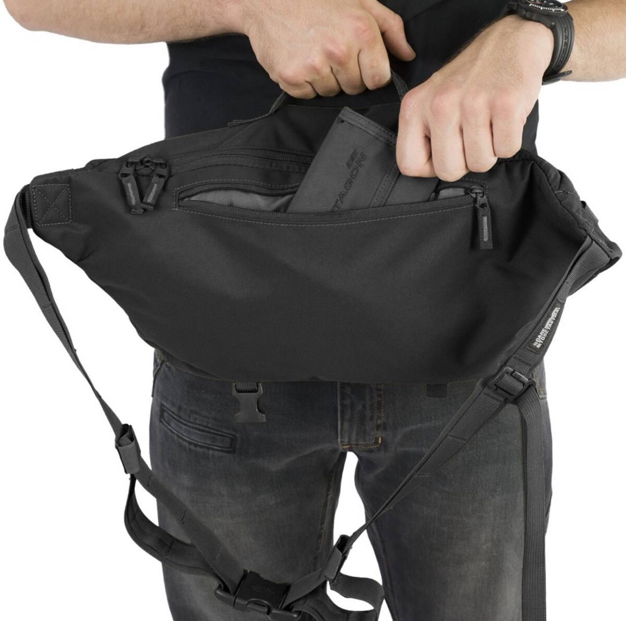 Сумка через плече Pentagon Telamon Bag 8,5 л - Black